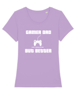 GAMER DAD Tricou mânecă scurtă guler larg fitted Damă Expresser