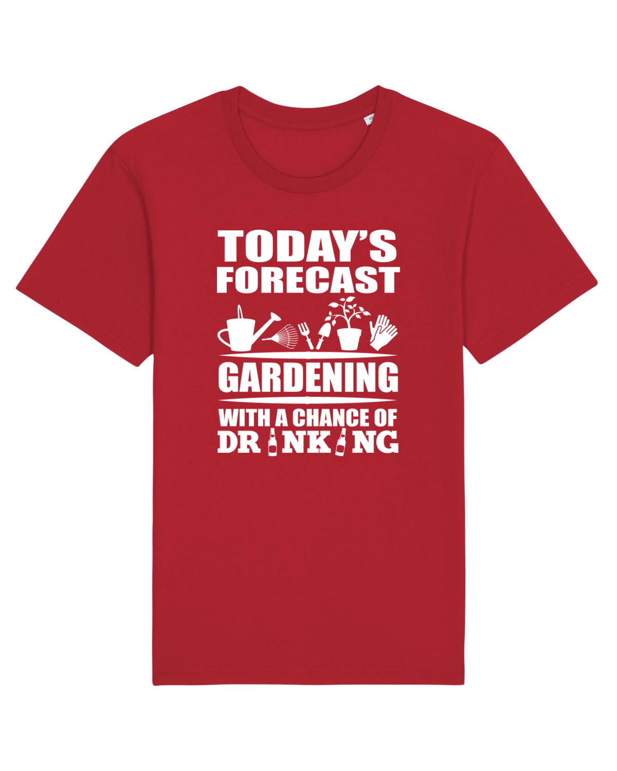 Tricou mânecă scurtă Unisex Rocker Red