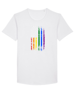 FLAG Tricou mânecă scurtă guler larg Bărbat Skater