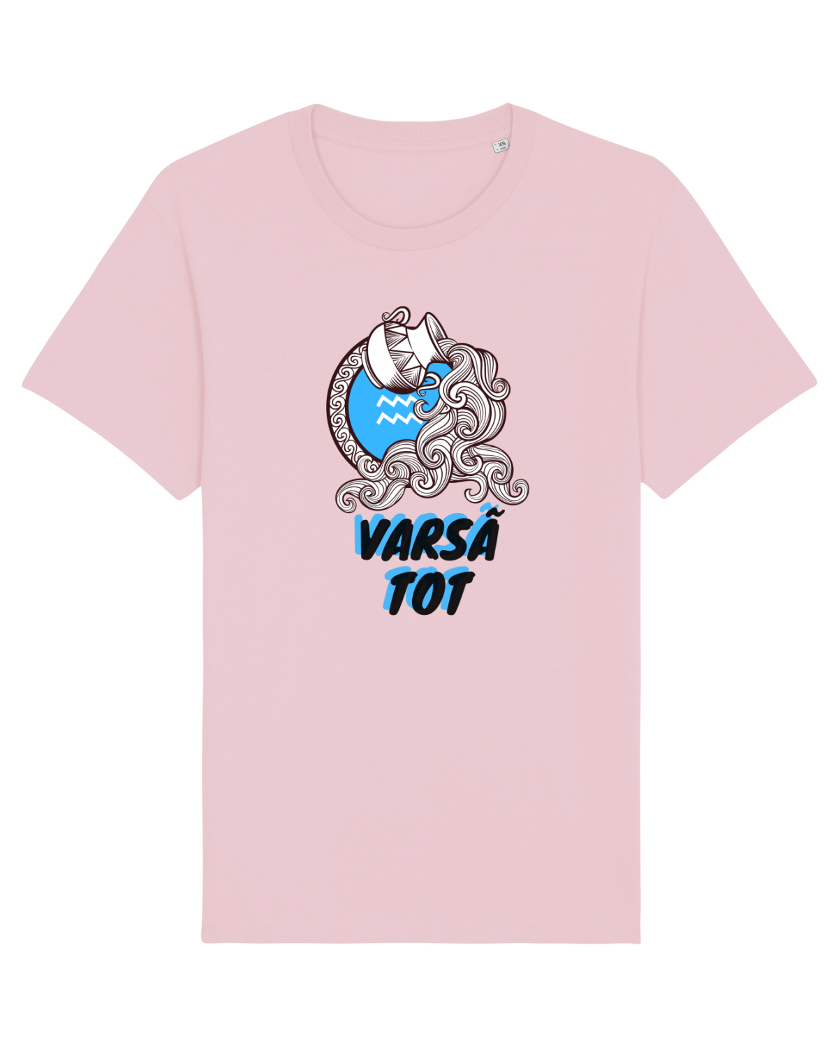 Tricou mânecă scurtă Unisex Rocker Cotton Pink