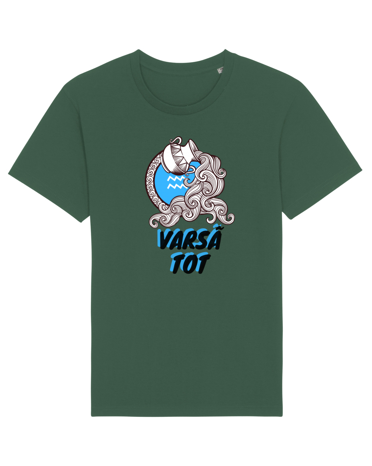 Tricou mânecă scurtă Unisex Rocker Bottle Green