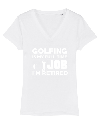 GOLFING White