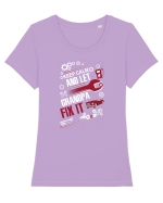GRANDPA Tricou mânecă scurtă guler larg fitted Damă Expresser