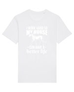 HORSE Tricou mânecă scurtă Unisex Rocker