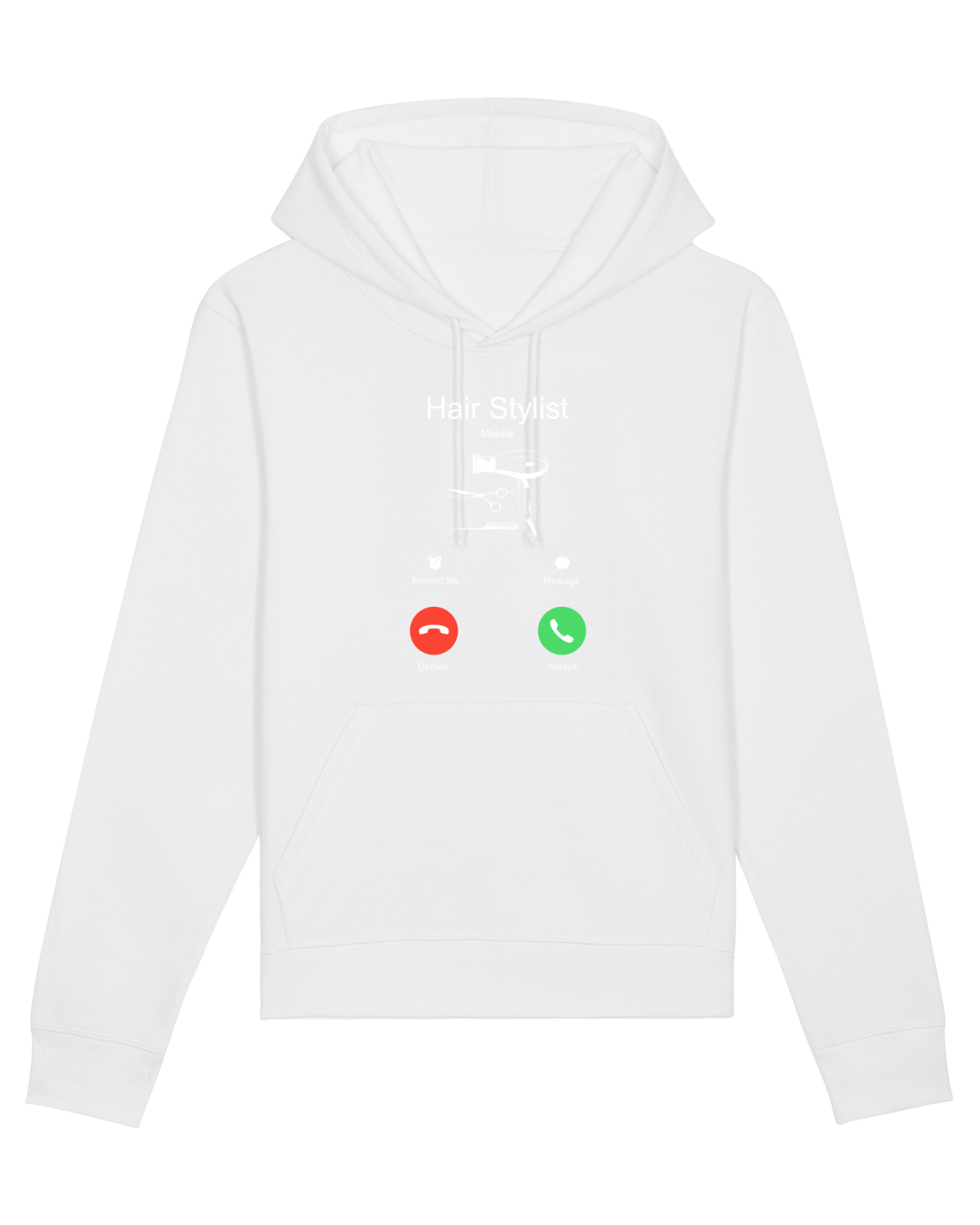 Hanorac Unisex Drummer White