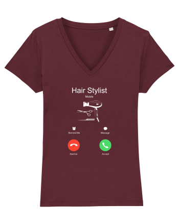 HAIR STYLIST Burgundy
