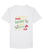 GARDENING Tricou mânecă scurtă guler larg Bărbat Skater