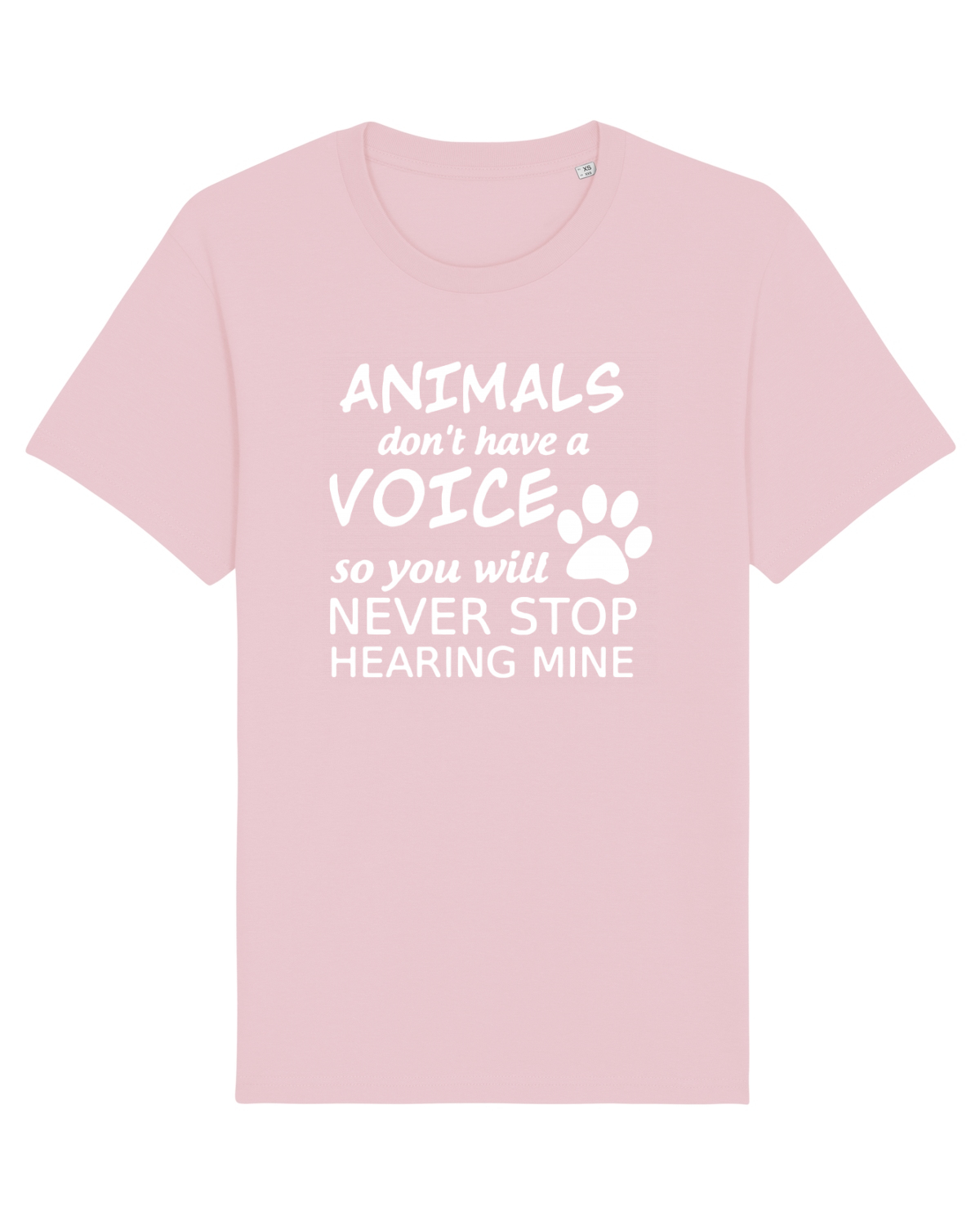 Tricou mânecă scurtă Unisex Rocker Cotton Pink