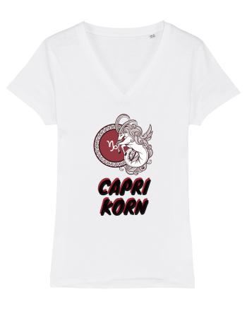 Capricorn Capri Korn White