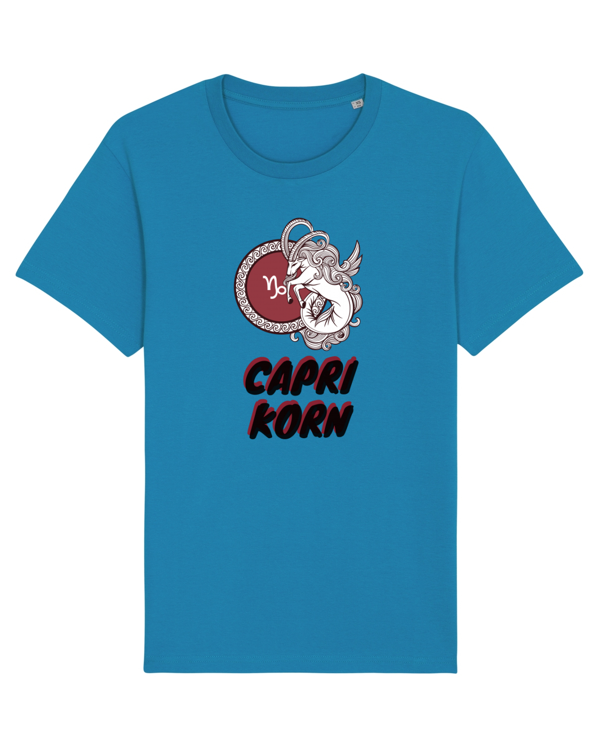 Tricou mânecă scurtă Unisex Rocker Azur