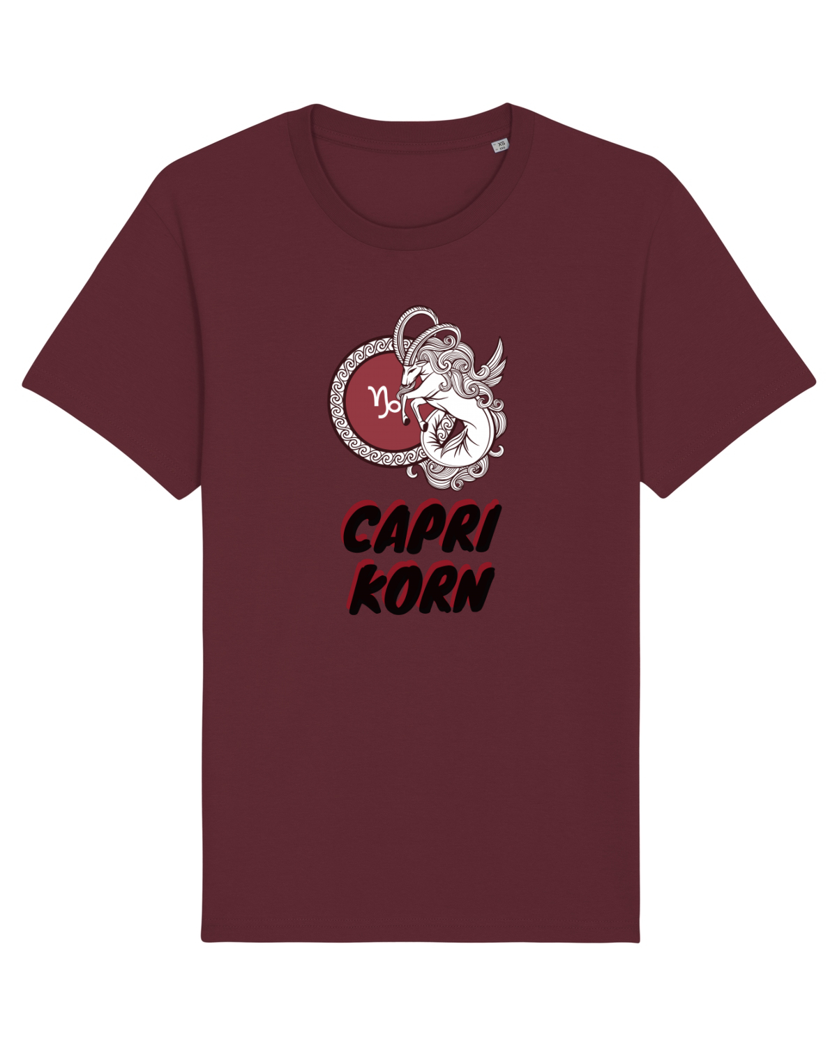 Tricou mânecă scurtă Unisex Rocker Burgundy