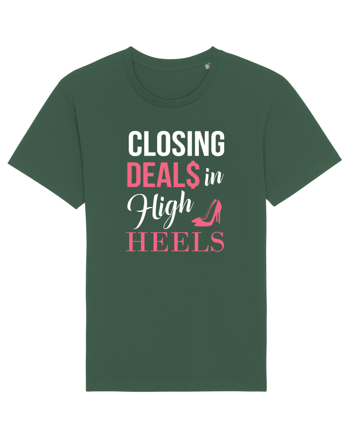 Tricou mânecă scurtă Unisex Rocker Bottle Green