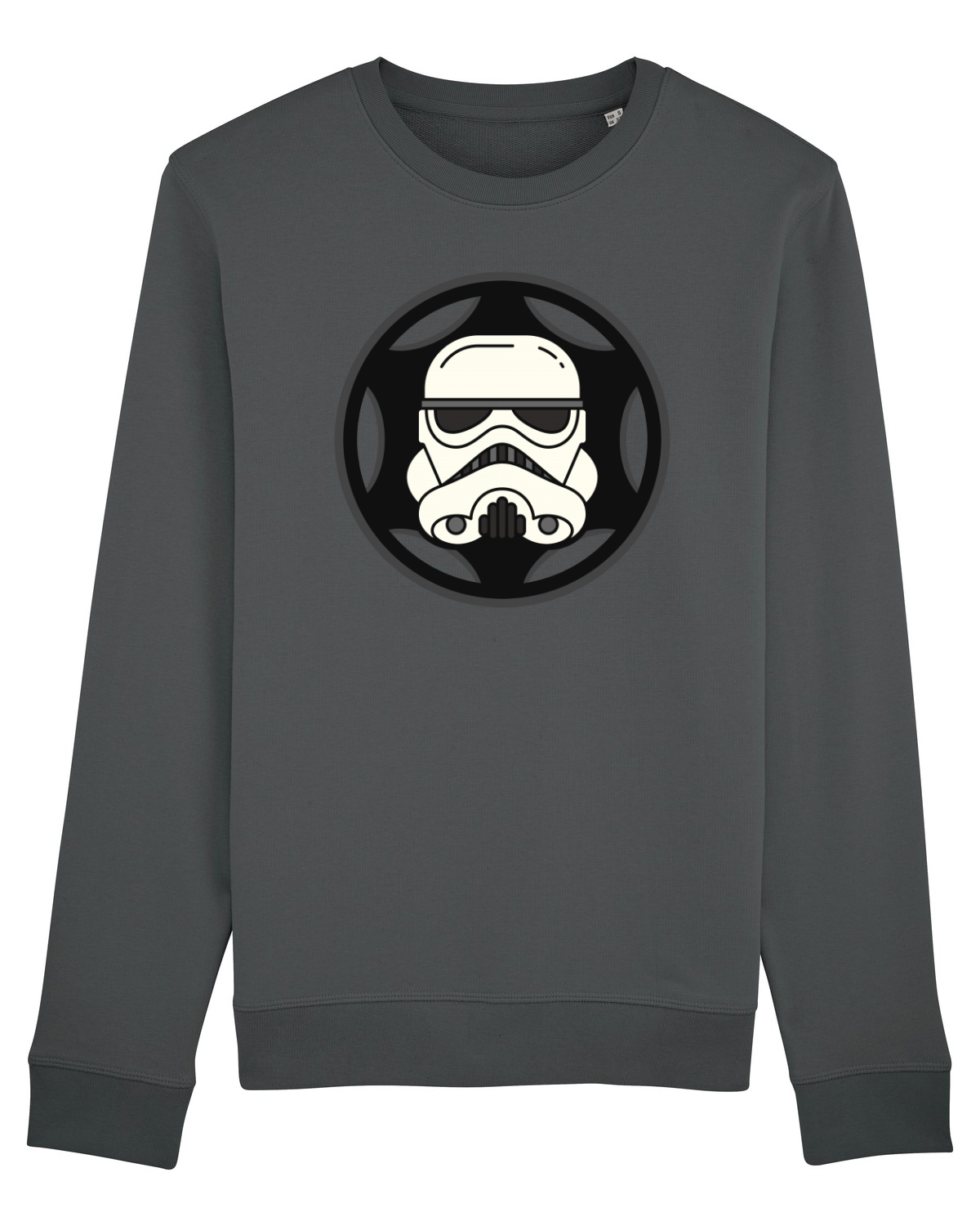 Bluză mânecă lungă Unisex Rise Anthracite