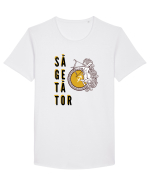 Săgetător Tricou mânecă scurtă guler larg Bărbat Skater
