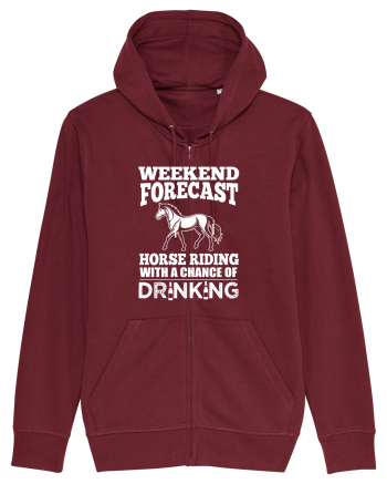 HORSE RIDING Burgundy