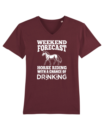 HORSE RIDING Burgundy