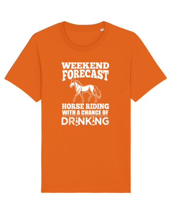 HORSE RIDING Bright Orange