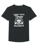 HUSKY Tricou mânecă scurtă guler larg Bărbat Skater