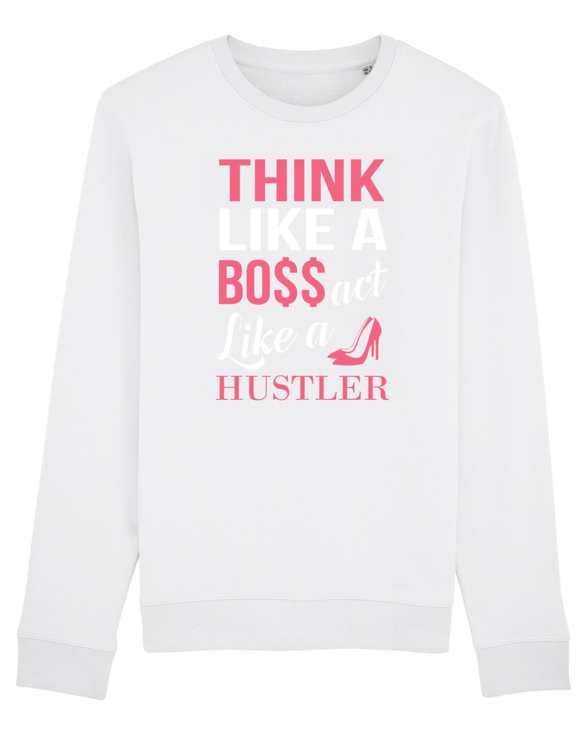 Bluză mânecă lungă Unisex Rise White
