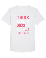BOSS Tricou mânecă scurtă guler larg Bărbat Skater