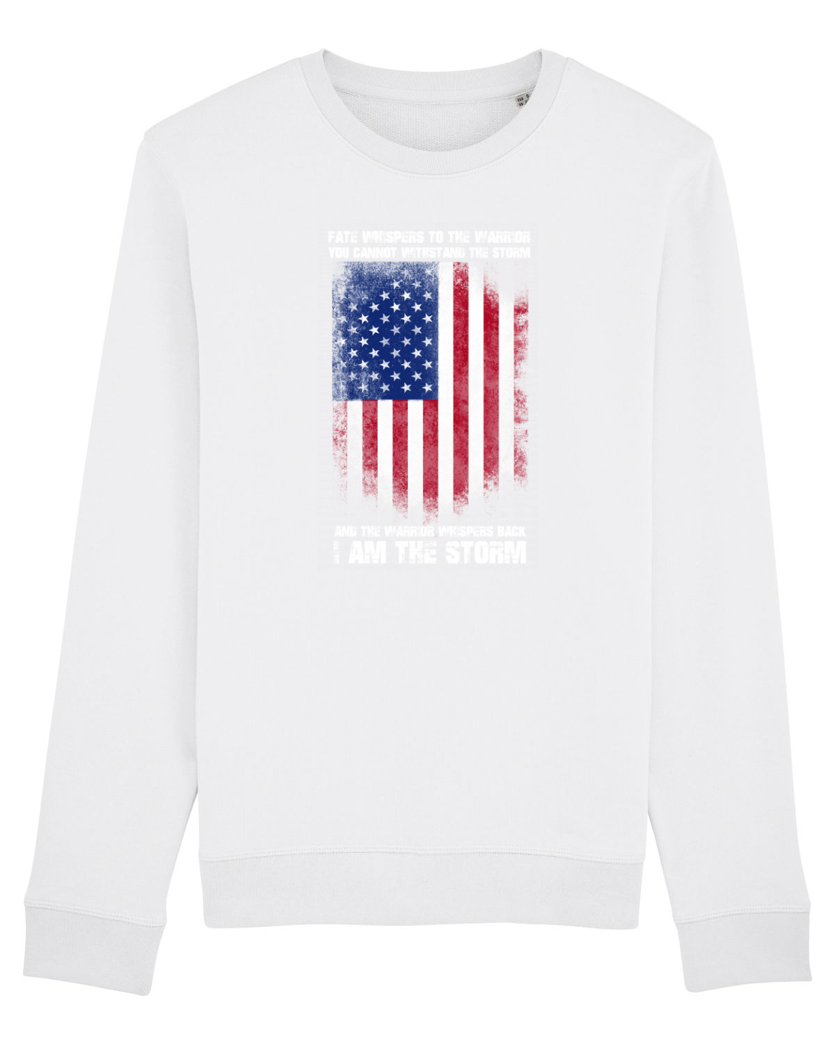 Bluză mânecă lungă Unisex Rise White