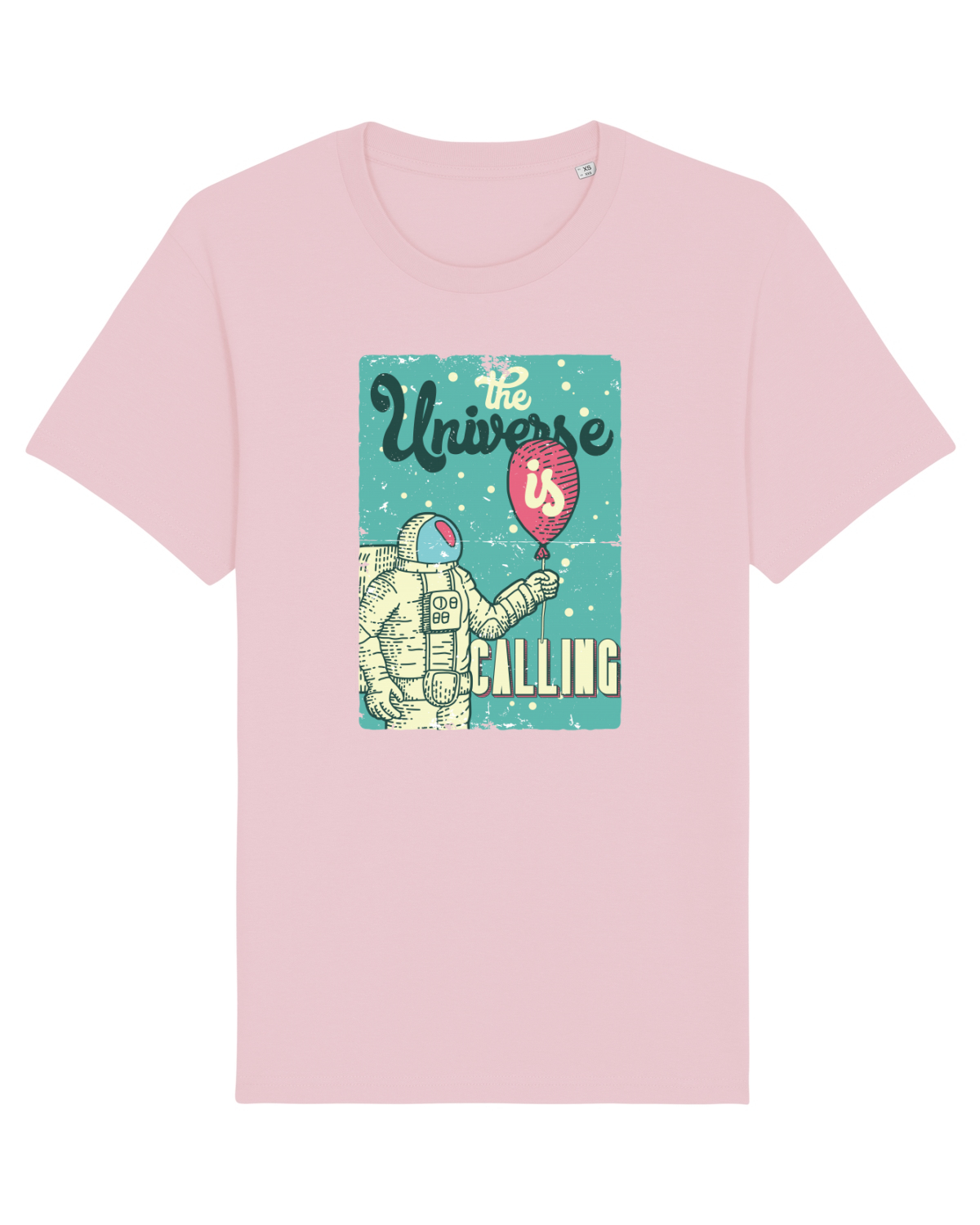 Tricou mânecă scurtă Unisex Rocker Cotton Pink
