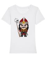 Vlad Tepes Tricou mânecă scurtă guler larg fitted Damă Expresser