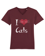 CATS Tricou mânecă scurtă guler V Bărbat Presenter