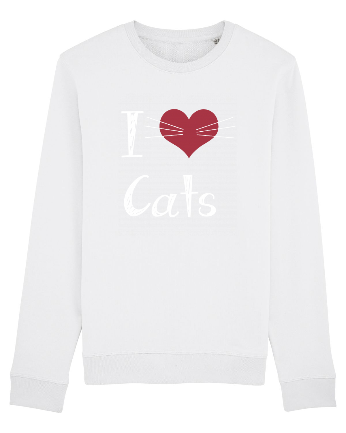 Bluză mânecă lungă Unisex Rise White