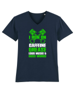 CAFFEINE Tricou mânecă scurtă guler V Bărbat Presenter