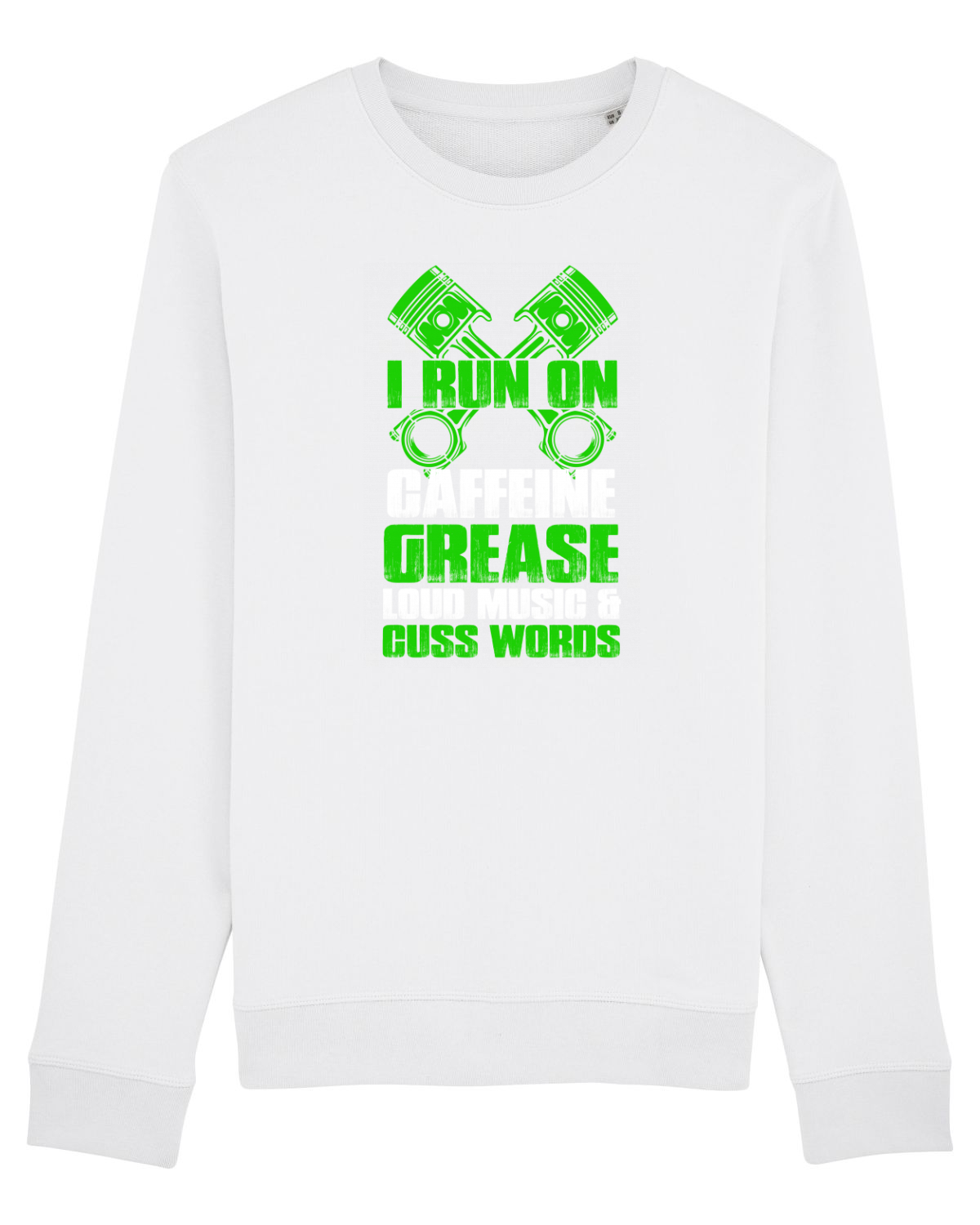 Bluză mânecă lungă Unisex Rise White