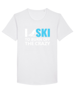 SKI Tricou mânecă scurtă guler larg Bărbat Skater