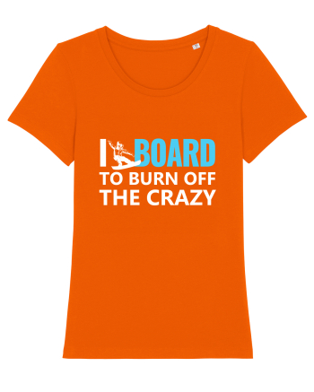 SNOWBOARDING Bright Orange