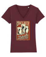 Craft Beer Tricou mânecă scurtă guler V Damă Evoker