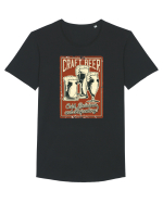 Craft Beer Tricou mânecă scurtă guler larg Bărbat Skater