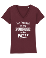 PURPOSE Tricou mânecă scurtă guler V Damă Evoker