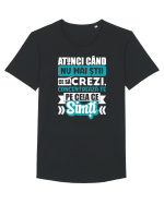 Ceea ce simti Tricou mânecă scurtă guler larg Bărbat Skater