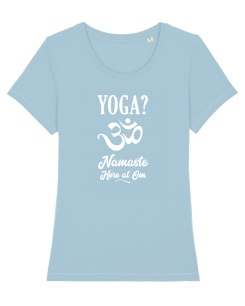 Namaste here at Om Sky Blue