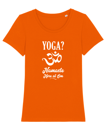 Namaste here at Om Bright Orange