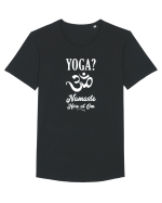 Namaste here at Om Tricou mânecă scurtă guler larg Bărbat Skater
