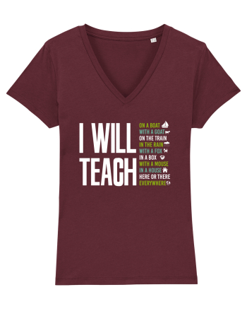 TEACH Burgundy