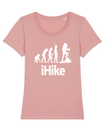 HIKE Tricou mânecă scurtă guler larg fitted Damă Expresser