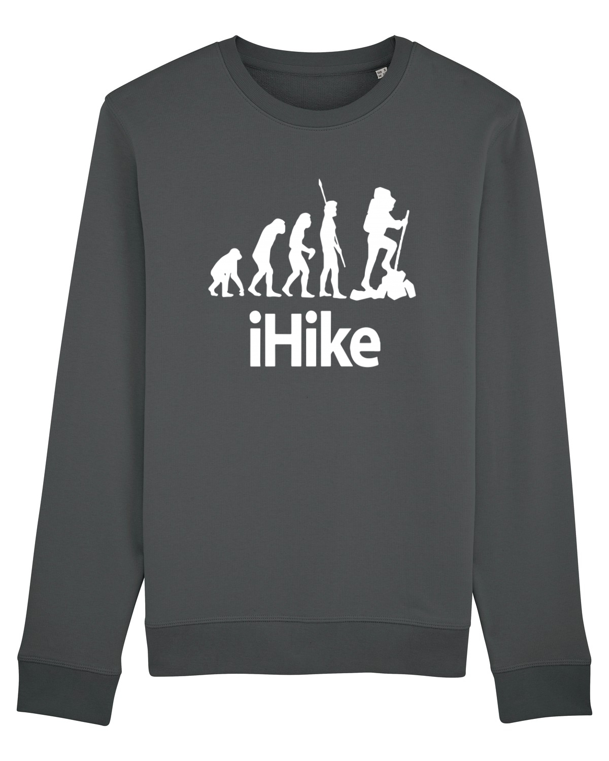 Bluză mânecă lungă Unisex Rise Anthracite