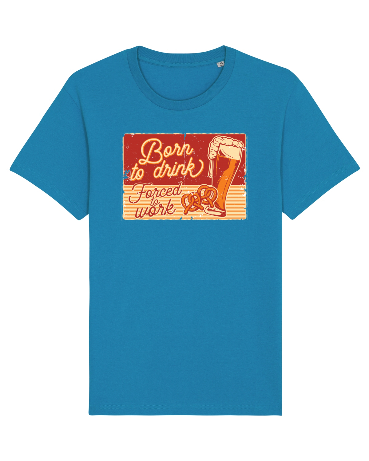 Tricou mânecă scurtă Unisex Rocker Azur