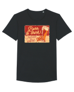 Born to drink Forced to Work Tricou mânecă scurtă guler larg Bărbat Skater