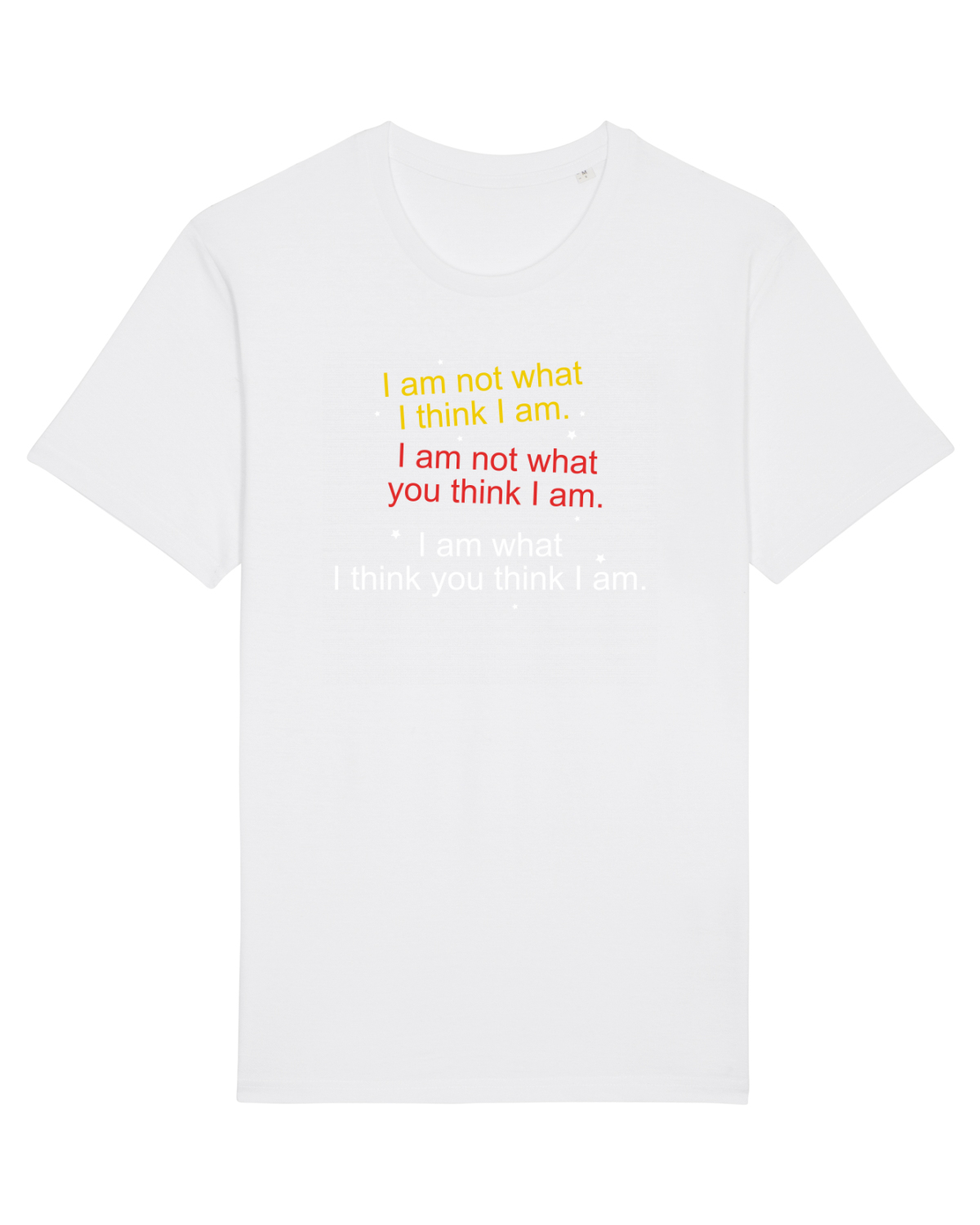 Tricou mânecă scurtă Unisex Rocker White