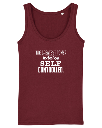 Self controlled Burgundy