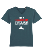 KAYAKER Tricou mânecă scurtă guler V Bărbat Presenter