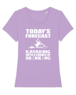 KAYAKING Tricou mânecă scurtă guler larg fitted Damă Expresser