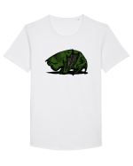 DRAGON GRASAN Tricou mânecă scurtă guler larg Bărbat Skater